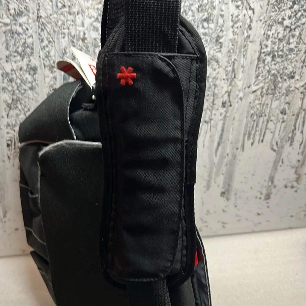 Skip Hop Dash Messenger Diaper Bag Black